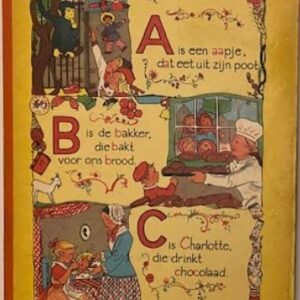 A a is een aapje dat eet uit zijn poot.... 