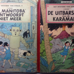 Het mysterie van straal V - 1e + 2e episode: De "Manitoba"antwoordt niet meer & De uitbarsting van de Karamako