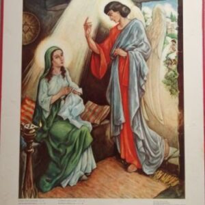 Bellarminus-bijbelplaten  nr. 31   "Annunciatie"