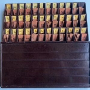 Originele Bakelieten Letterdoos