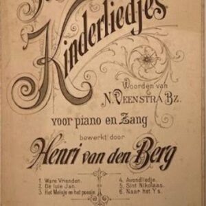 Zes kinderliedjes voor piano en zang