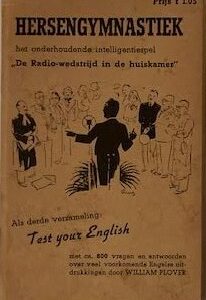 Hersengymnastiek het onderhoudende intelligentiespel "De radio-wedstrijd in de huiskamer"