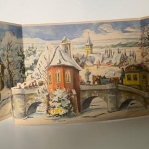 Staande "pop-up" adventskalender